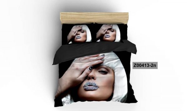 روتختی و ملحفه (دو نفره) طرح دختر کد z00413-2n