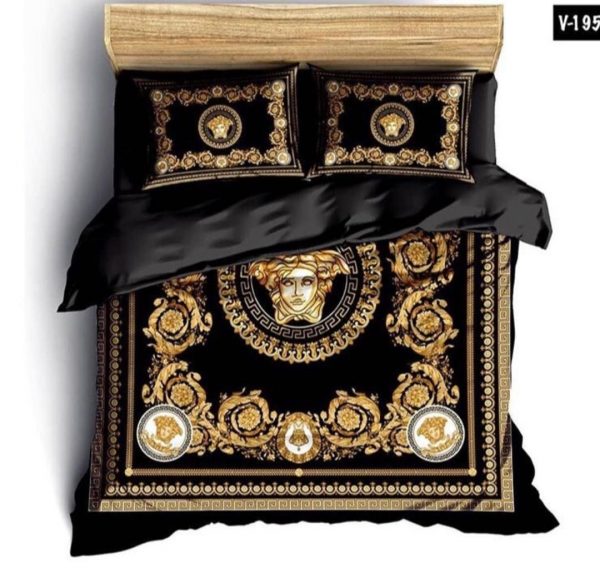 روتختی و ملحفه (دو نفره) طرح ورچاسه کد V-195