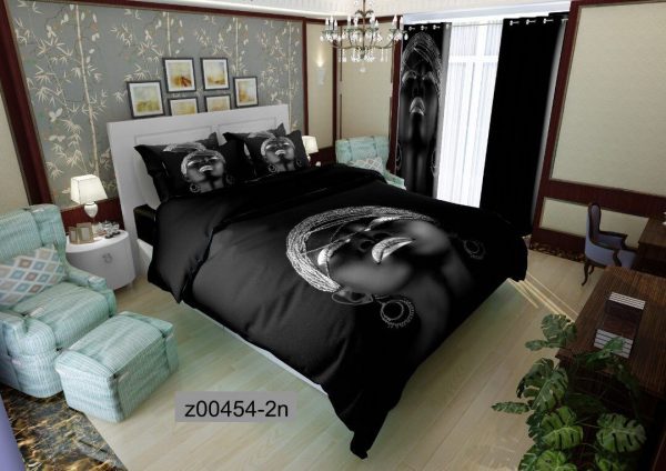 روتختی و ملحفه (دو نفره) طرح دختر کد Z00454-2n