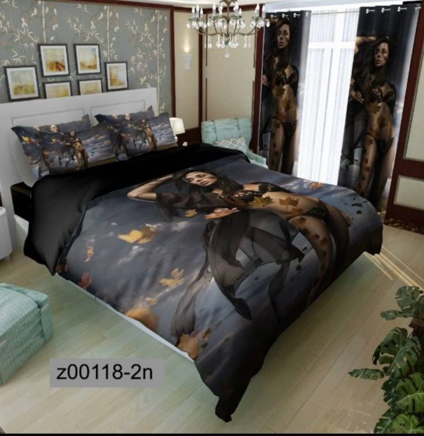 روتختی و ملحفه (دو نفره) طرح دختر کد Z00118-2n