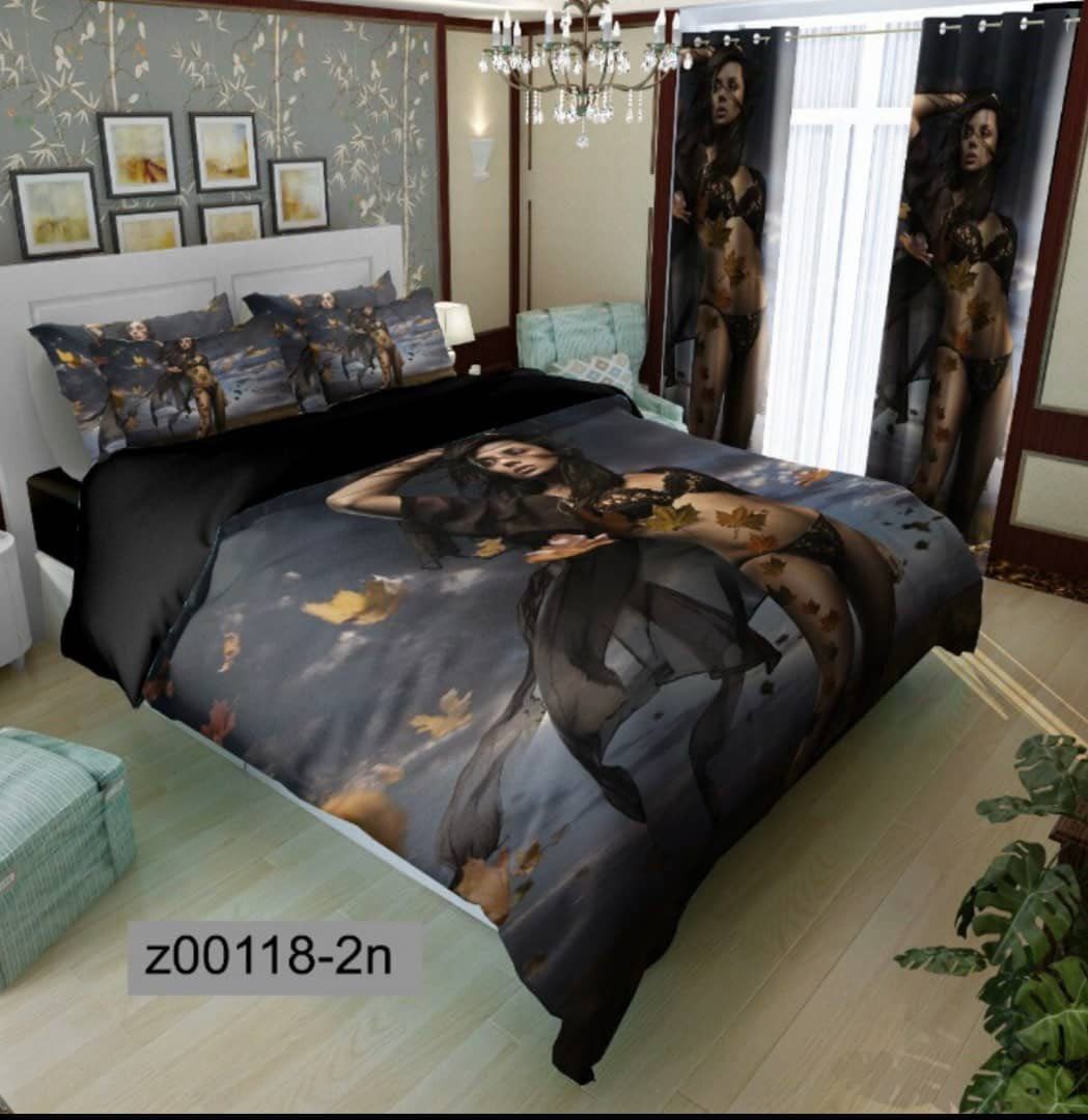 روتختی و ملحفه (دو نفره) طرح دختر کد Z00118-2n