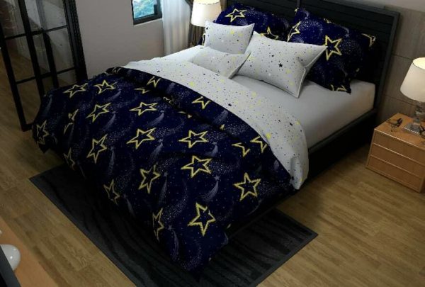 روتختی و ملحفه (دو نفره) طرح ستاره کد F19