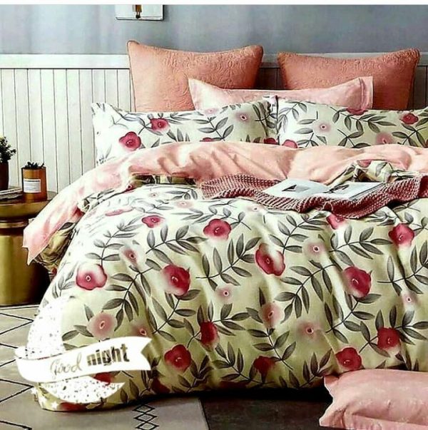 روتختی و ملحفه (دو نفره) طرح گل کد F21