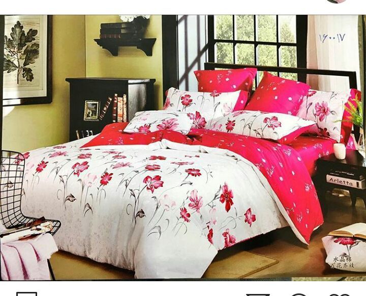 روتختی و ملحفه (دو نفره) طرح گل کد F25