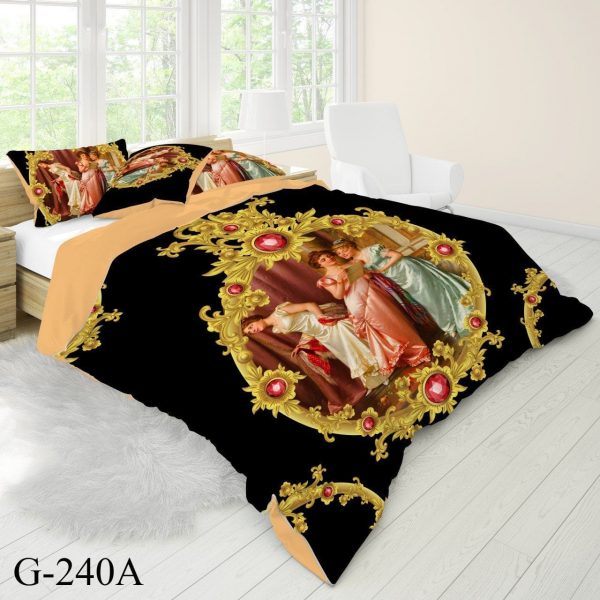 روتختی و ملحفه (دو نفره) طرح نقاشی کد G240A