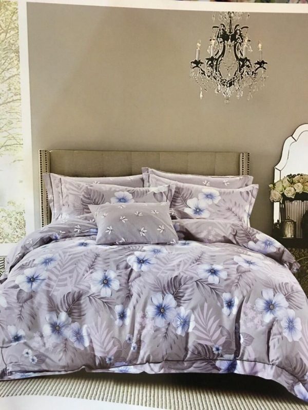 روتختی و ملحفه (دو نفره) طرح گل کد F8