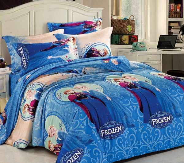 روتختی و ملحفه (دو نفره) طرح فروزن کد Frozen-A