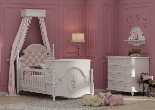 تخت کودک مدل لیلیوم