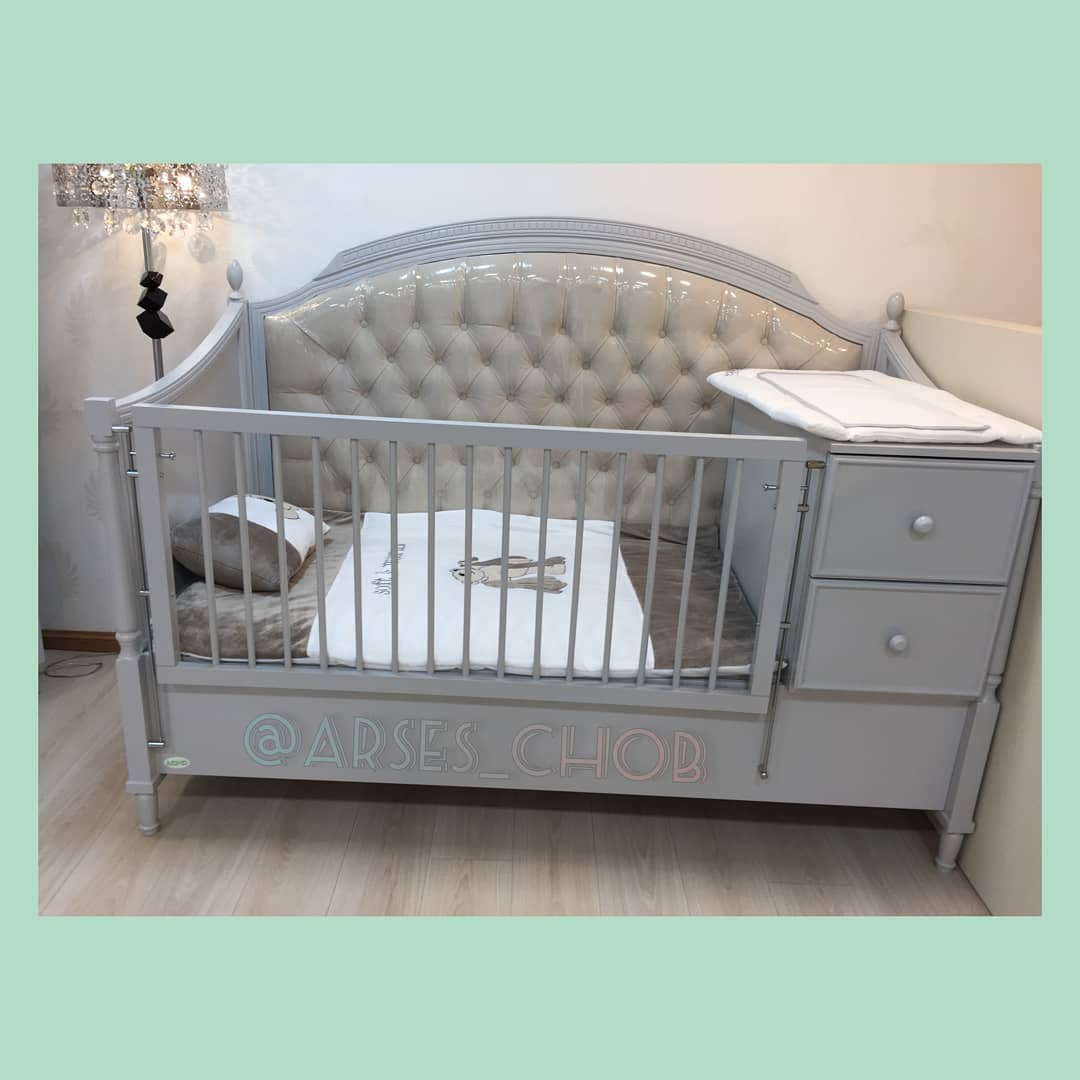 تخت کودک مدل رومانتیک