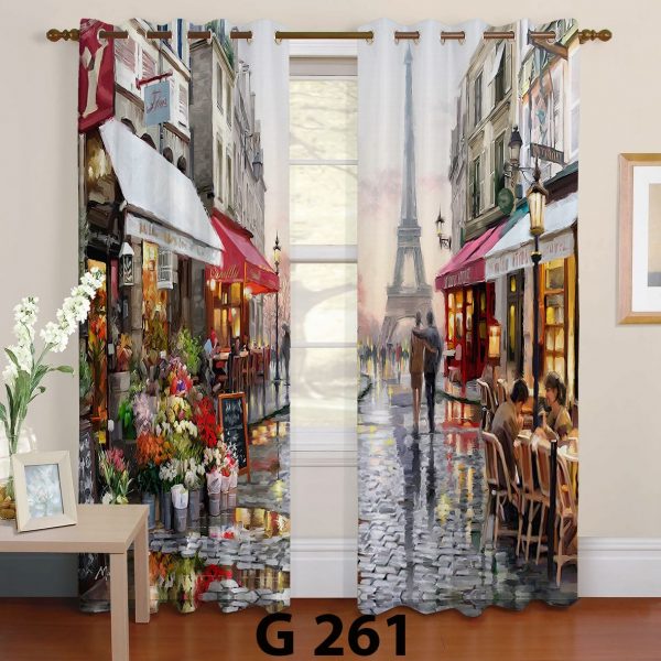 پرده چاپی طرح نقاشی مدل G 261