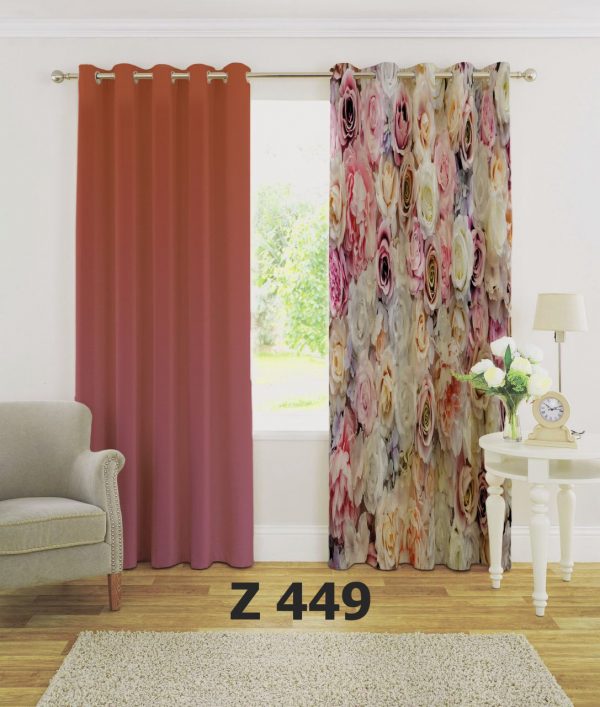 پرده چاپی طرح خاص Z449