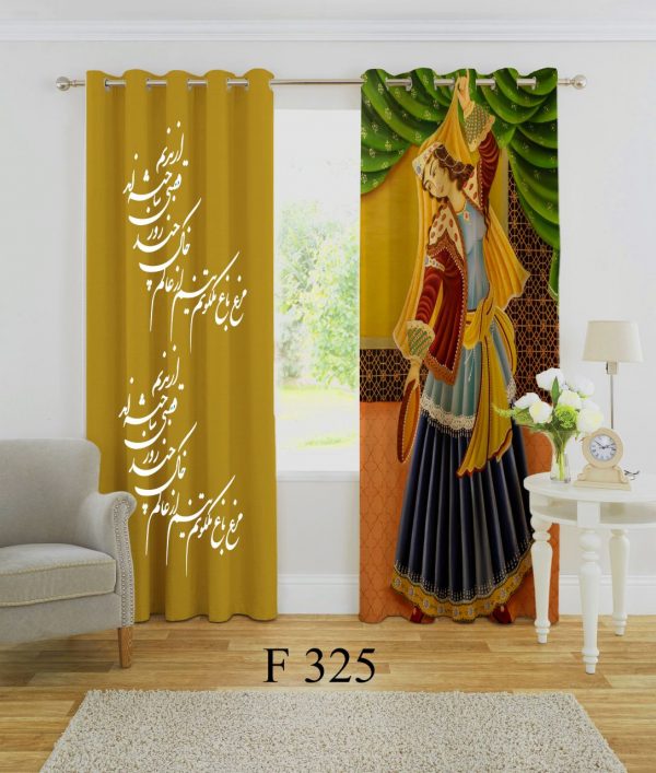 پرده چاپی طرح شعر F325