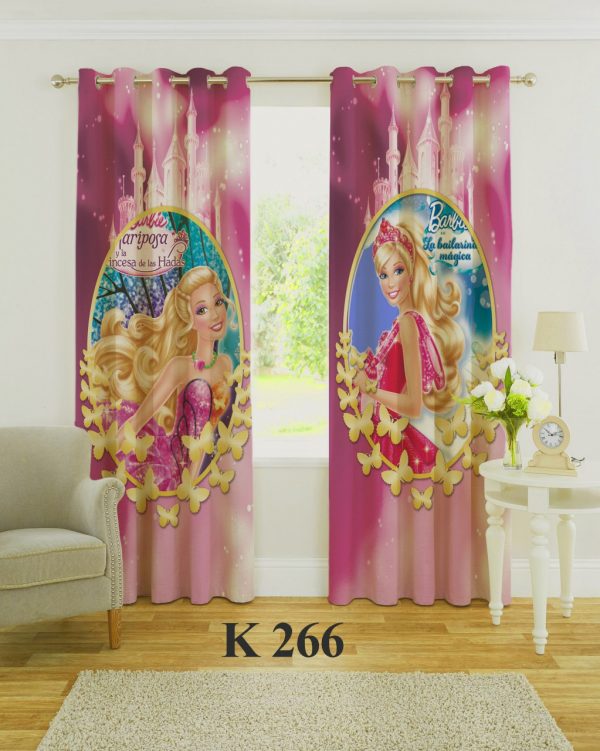 پرده چاپی طرح دختر K266