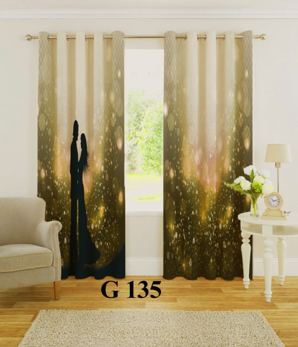 پرده چاپی طرح عشق G135