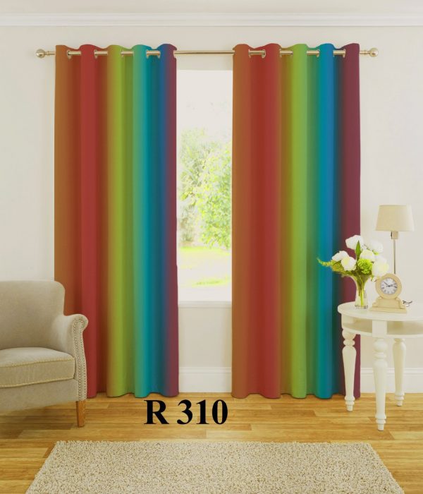 پرده چاپی طرح ساده R310