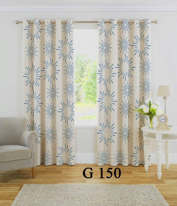 پرده چاپی طرح ساده G150
