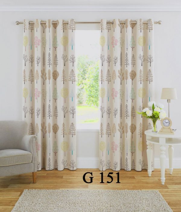 پرده چاپی طرح ساده G151