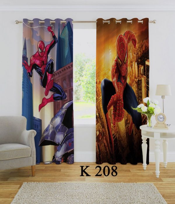 پرده چاپی طرح مرد عنکبوتی K208