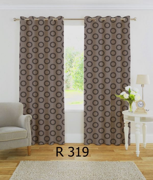 پرده چاپی طرح ساده R319