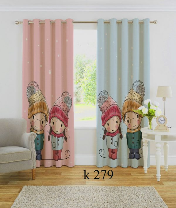 پرده چاپی طرح عاشقانه K279