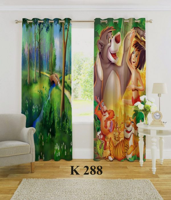 پرده چاپی طرح پسرجنگل K288