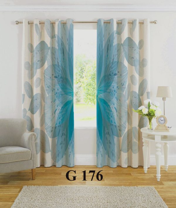 پرده چاپی طرح گل G176