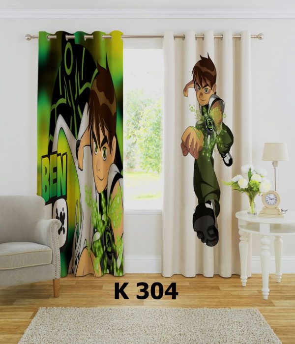 پرده چاپی طرح بن تن K304