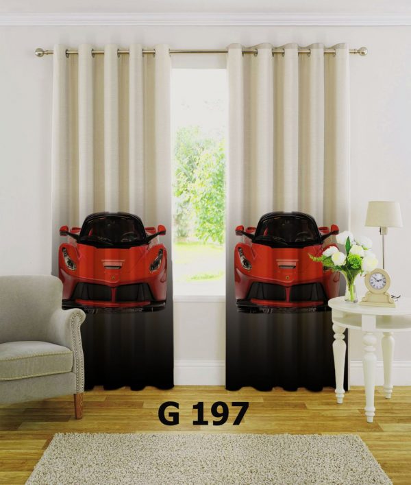 پرده چاپی طرح ماشین G197