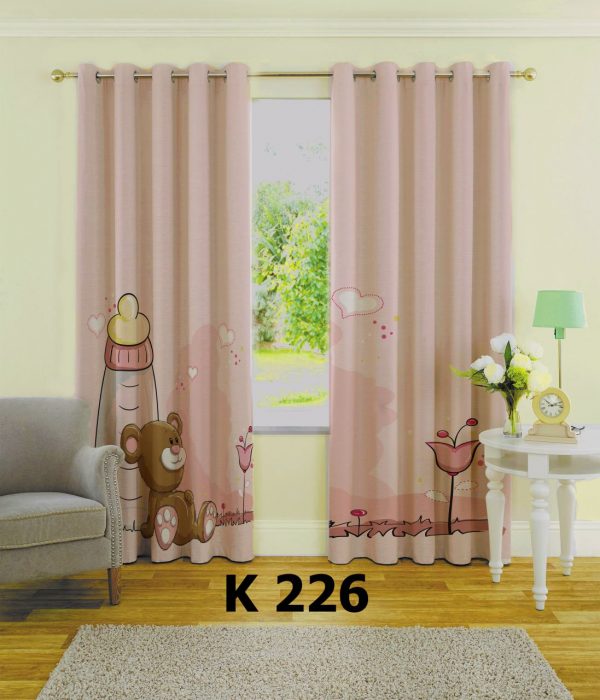 پرده چاپی طرح خرس K226