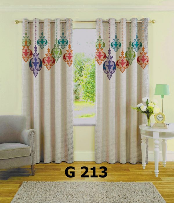 پرده چاپی طرح ساده G213