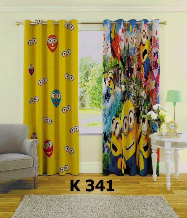 پرده چاپی طرح مینیون ها K341