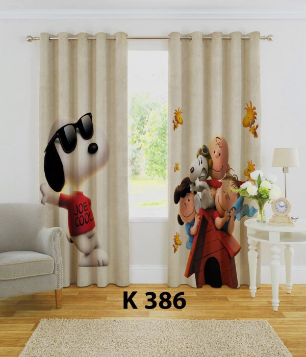 پرده چاپی طرح جویی کول K386