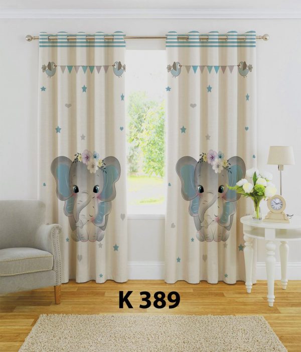 پرده چاپی طرح فیل K389