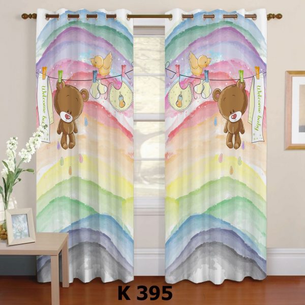 پرده چاپی طرح حیوانات K395