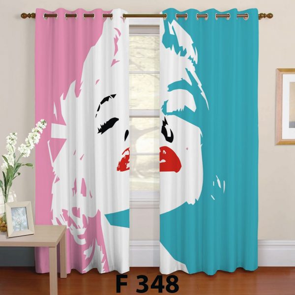 پرده چاپی طرح دختر F348