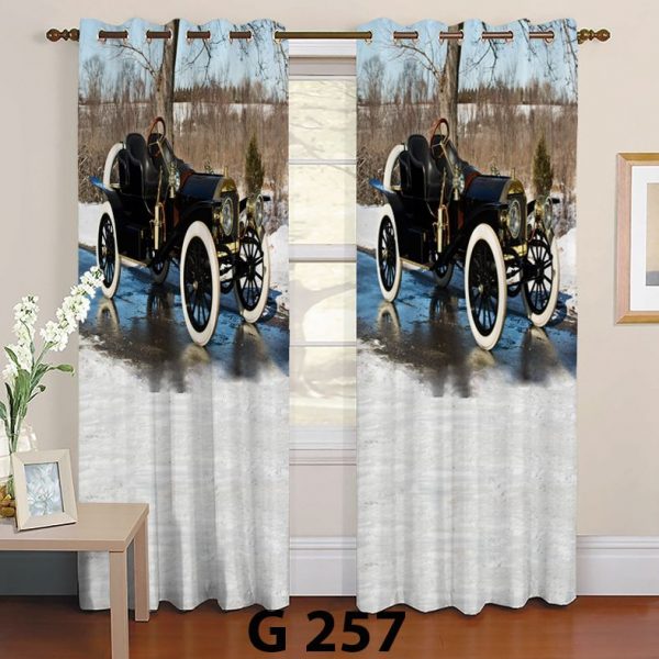 پرده چاپی طرح ماشین G257