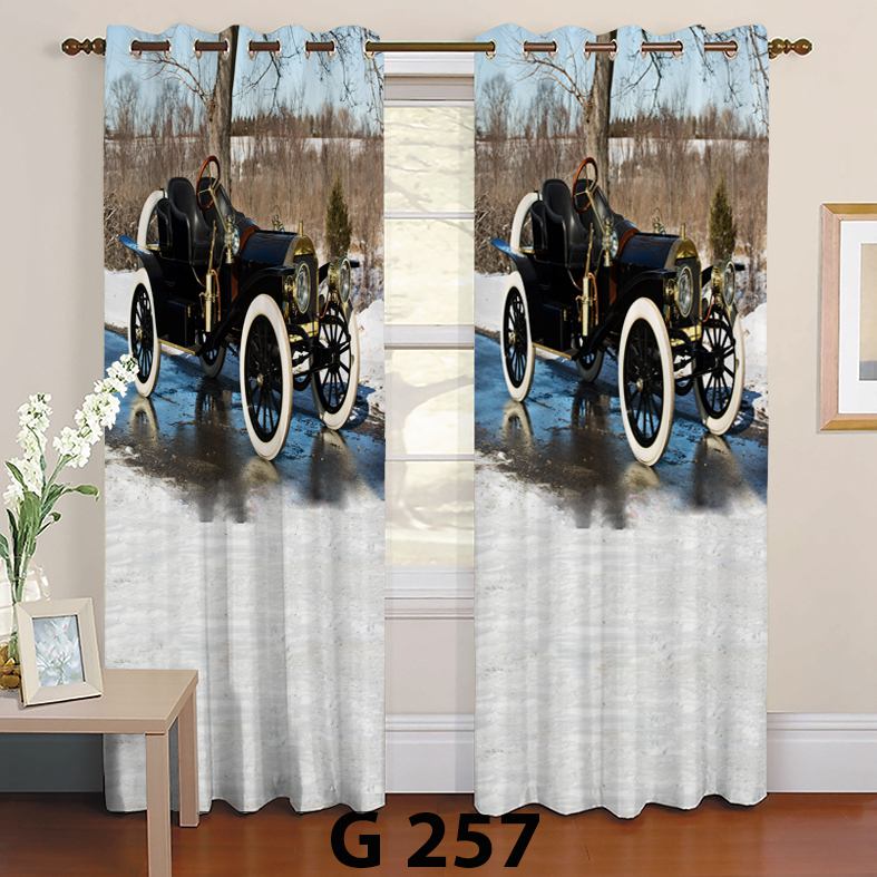 پرده چاپی طرح ماشین G257