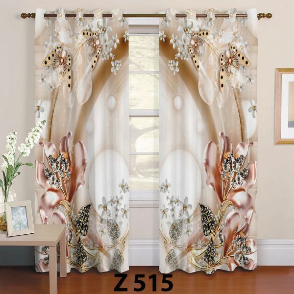 پرده چاپی طرح جواهر Z515