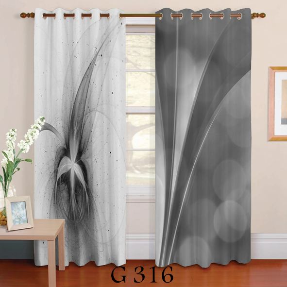 پرده چاپی طرح گل G316