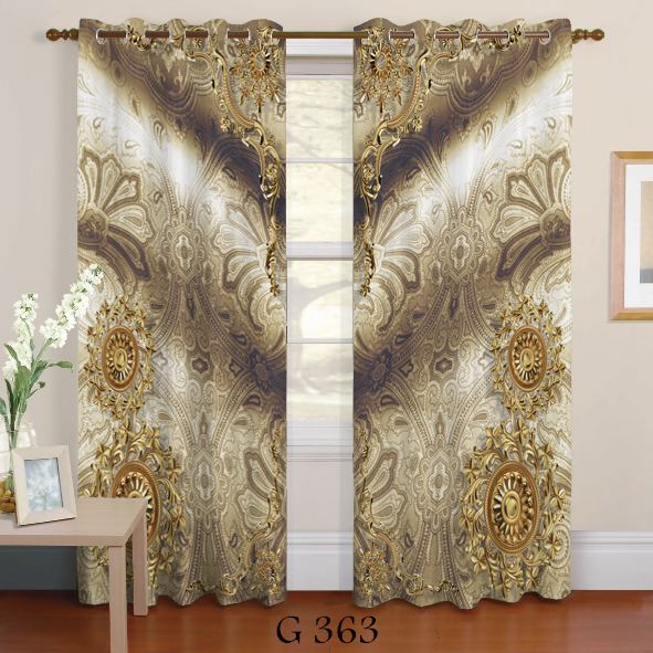 پرده چاپی طرح گل G363