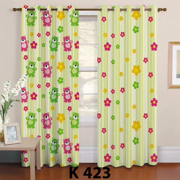 پرده چاپی طرح خرس K423