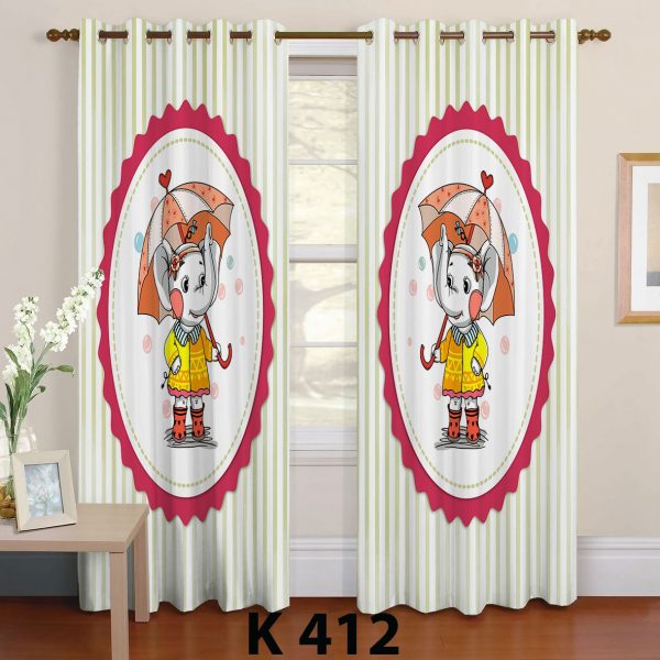 پرده چاپی طرح فیل K412