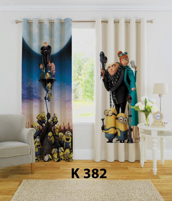 پرده چاپی طرح مینیون K382