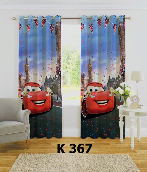 پرده چاپی طرح ماشینها K367