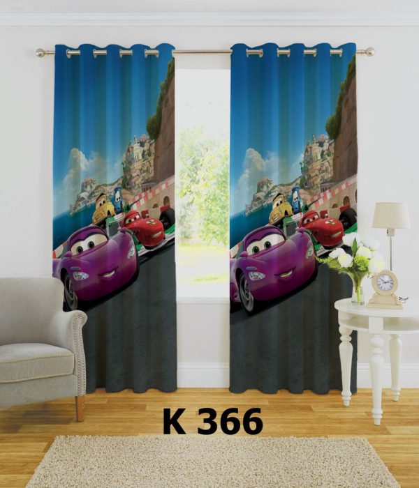 پرده چاپی طرح ماشینها K366