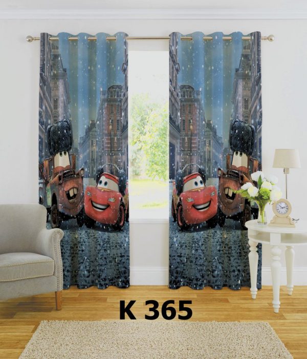 پرده چاپی طرح ماشینها K365