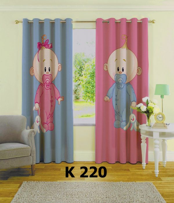 پرده چاپی طرح بچه K220