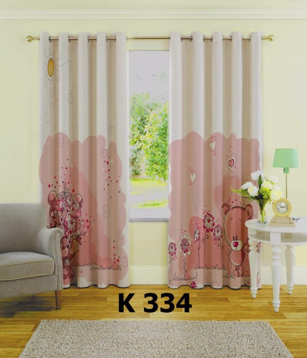پرده چاپی طرح خرس K334