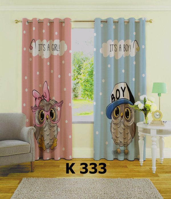 پرده چاپی طرح جغد K333