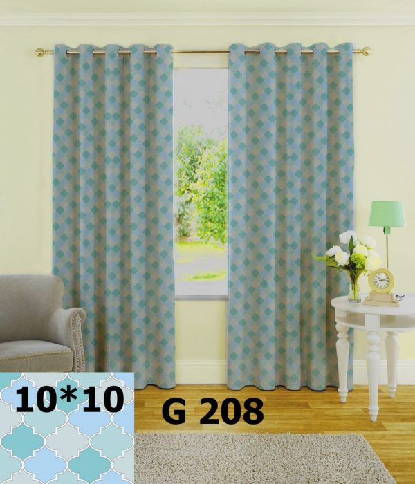 پرده چاپی طرح ساده G208